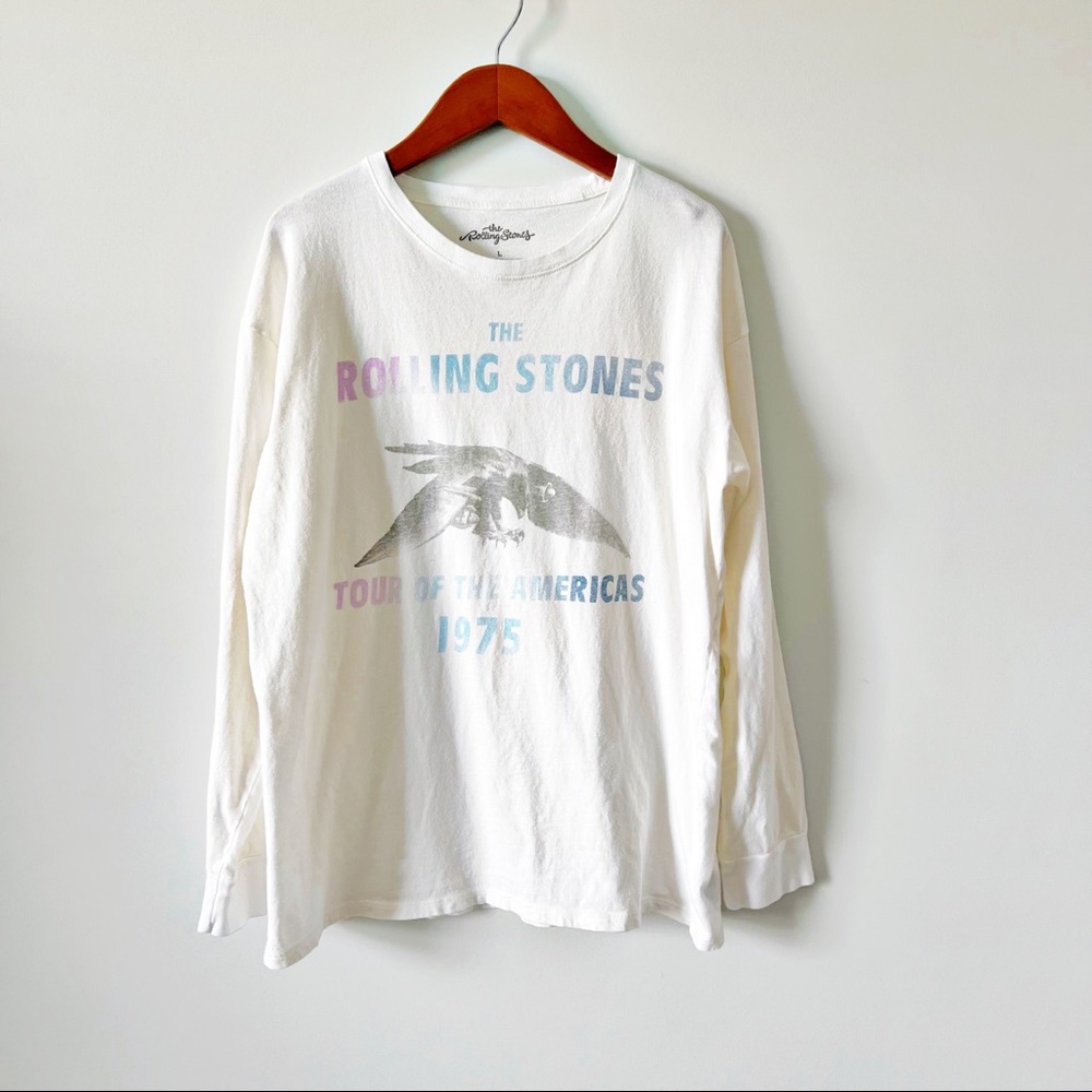 AEO Rolling Stones Long Sleeve Eagle Tee • Large